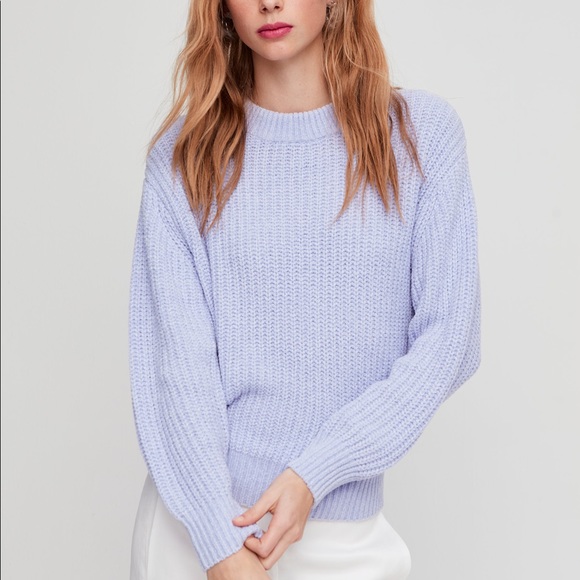 SOLD Aritzia Chenille Sweater 🦋 - Picture 1 of 4